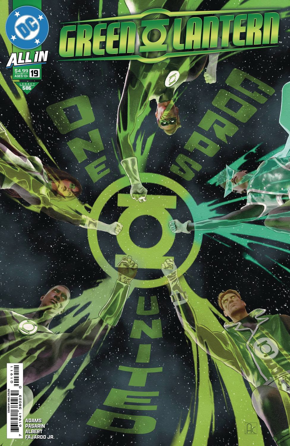 GREEN LANTERN #19 CVR A ARIEL COLON DC COMICS                                                                                             (29th January 2025)