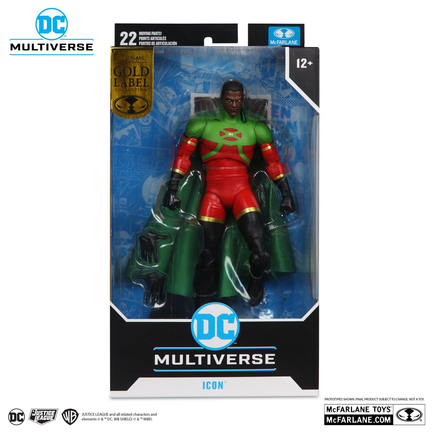MCFARLANE TOYS DC MULTIVERSE Icon (Icon & Rocket Season One) Gold Label