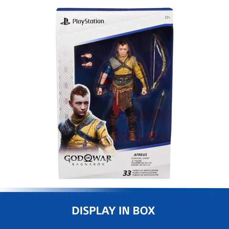 Spin Master Playstation God of War Ragnarok The Shapes Collection Atreus Action Figure