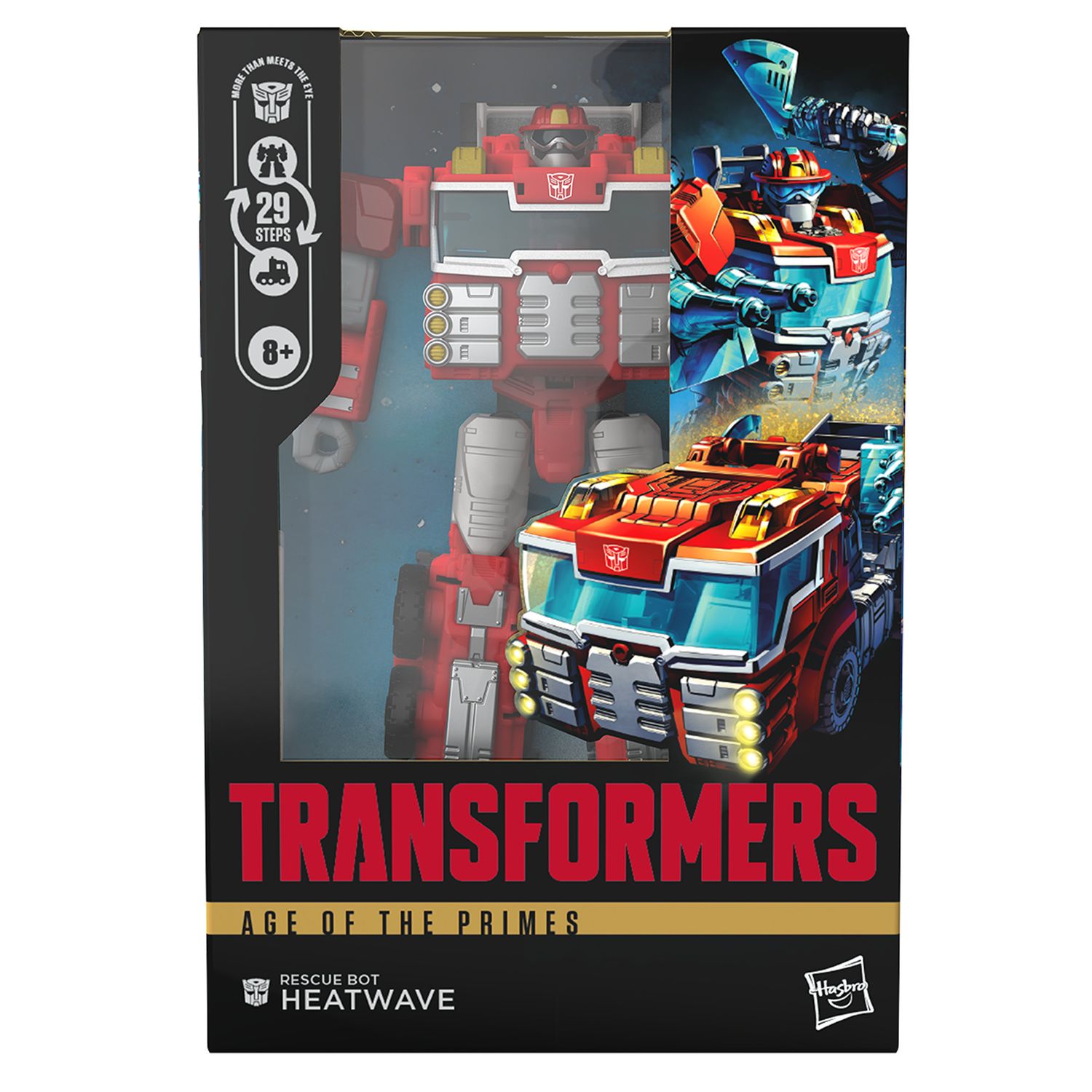 Transformers  Age of the Primes Voyager Class Rescue Bot Heatwave Action Figure