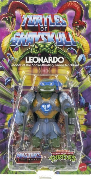 Masters of the Universe Origins Turtles of Grayskull Leonardo (New Version) Action Figure