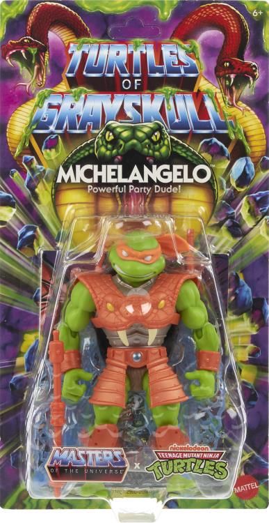 Masters of the Universe Origins Turtles of Grayskull Michelangelo (New Version) Action Figure