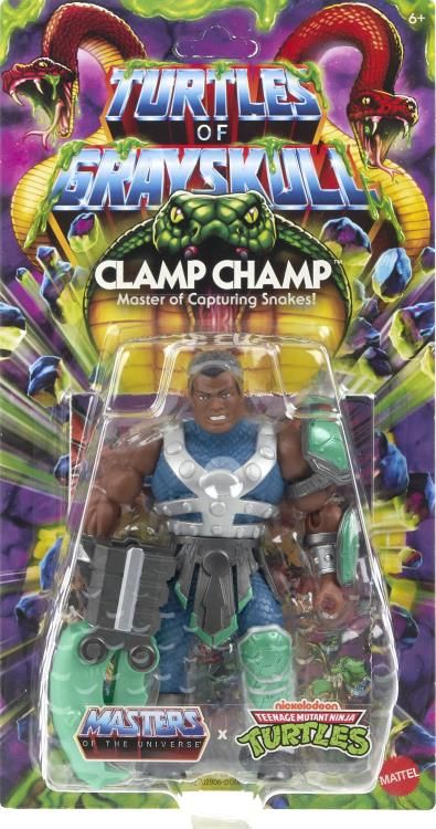 Masters of the Universe Origins Turtles of Grayskull Clamp Champ Action Figure