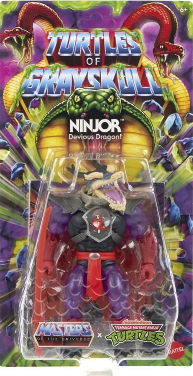 Masters of the Universe Origins Turtles of Grayskull Mutated Ninjor Action Figure