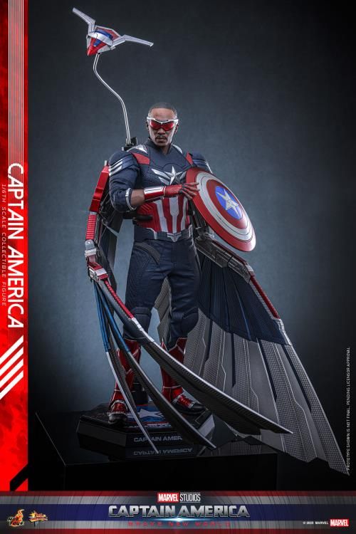 HOT TOYS 1/6 SAM WILSON CAPTAIN AMERICA (CAPTAIN AMERICA BRAVE NEW WORLD) COLLECTOR EDITION
