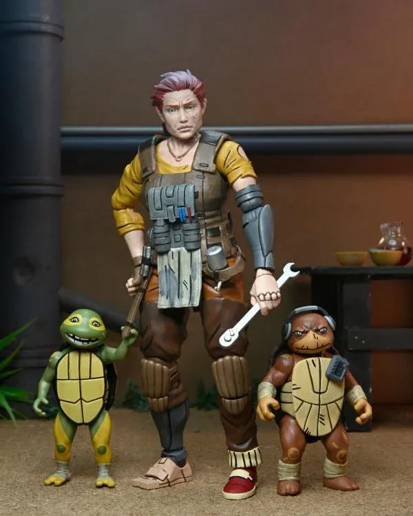 **PRE ORDER** NECA TMNT  Grammy April with Baby Yi & Moja Teenage Mutant Ninja Turtles The Last Ronin (Lost Years)