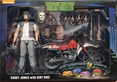 ***PRE ORDER*** NECA 7" Scale TMNT  Casey Jones On Dirt Bike (Teenage Mutant Ninja Turtles Movie 1990)