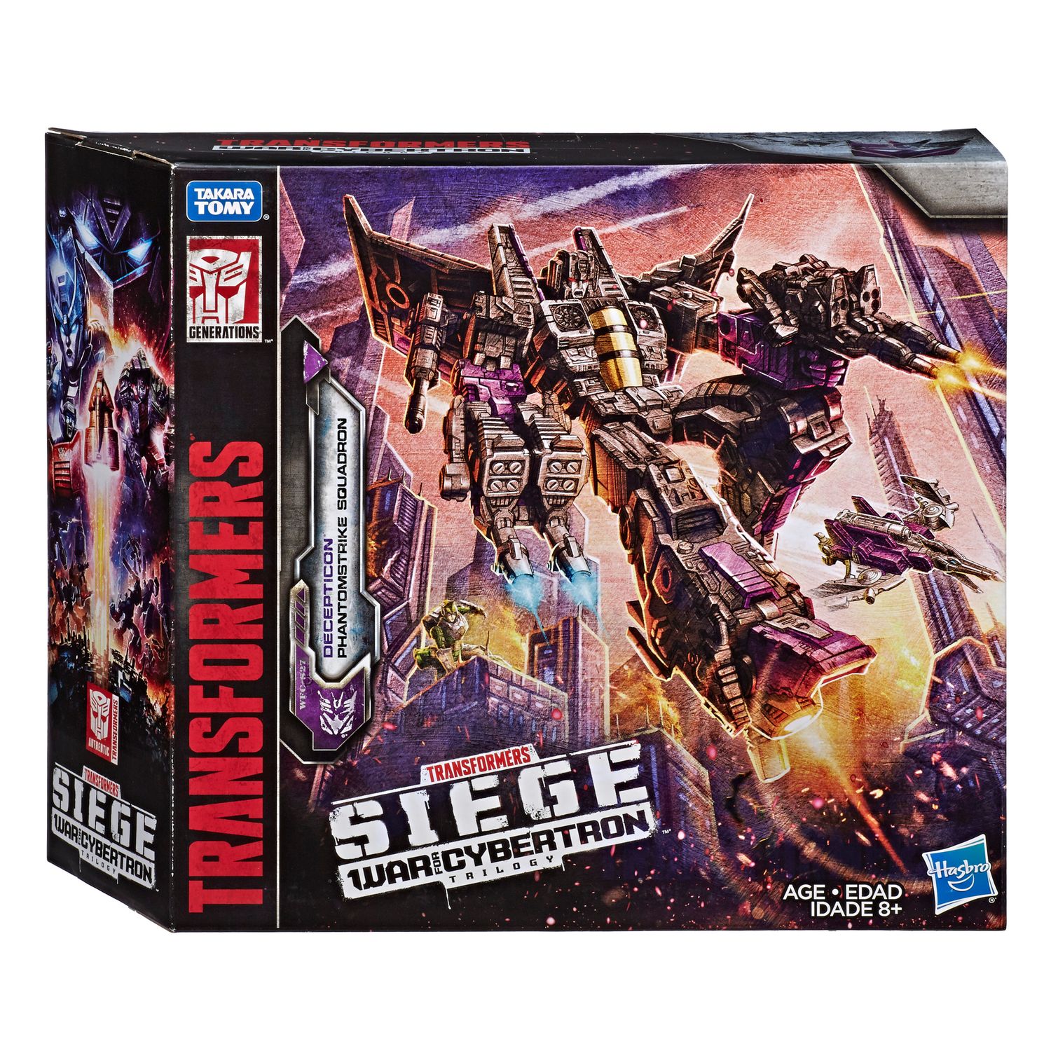 ***PRE ORDER*** Transformers Toys Generations War for Cybertron Voyager WFC-S27 Decepticon Phantomstrike Squadron 4-Pack (Final Strike)