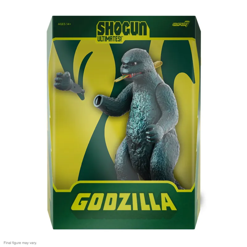 Super7 TOHO GODZILLA Ultimates Shogun Godzilla (Green Metallic Hawaii)