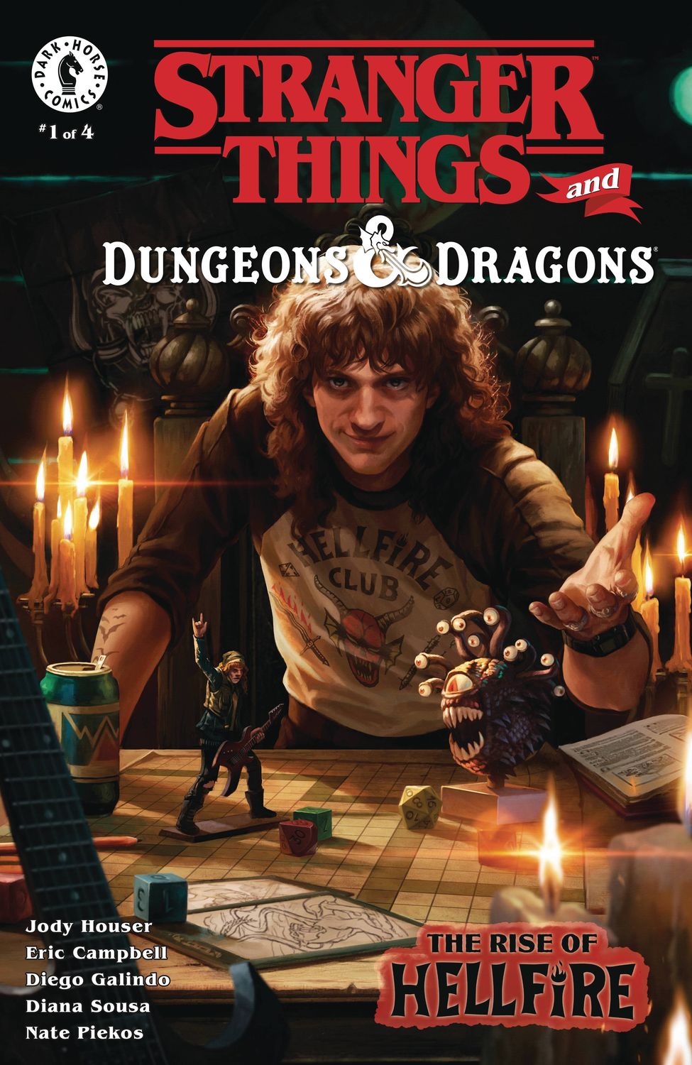 STRANGER THINGS D&D RISE OF HELLFIRE #1 CVR A VILLANUEVE DARK HORSE COMICS (19th February 2025)