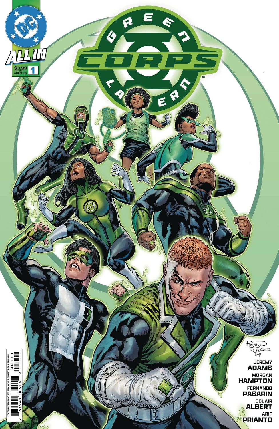GREEN LANTERN CORPS #1 CVR A PASARIN ALBERT DC COMICS (19th February 2025)