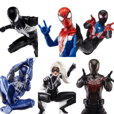 Marvel Legends Series Gamerverse Spider-Man Set of 6 Action Figures