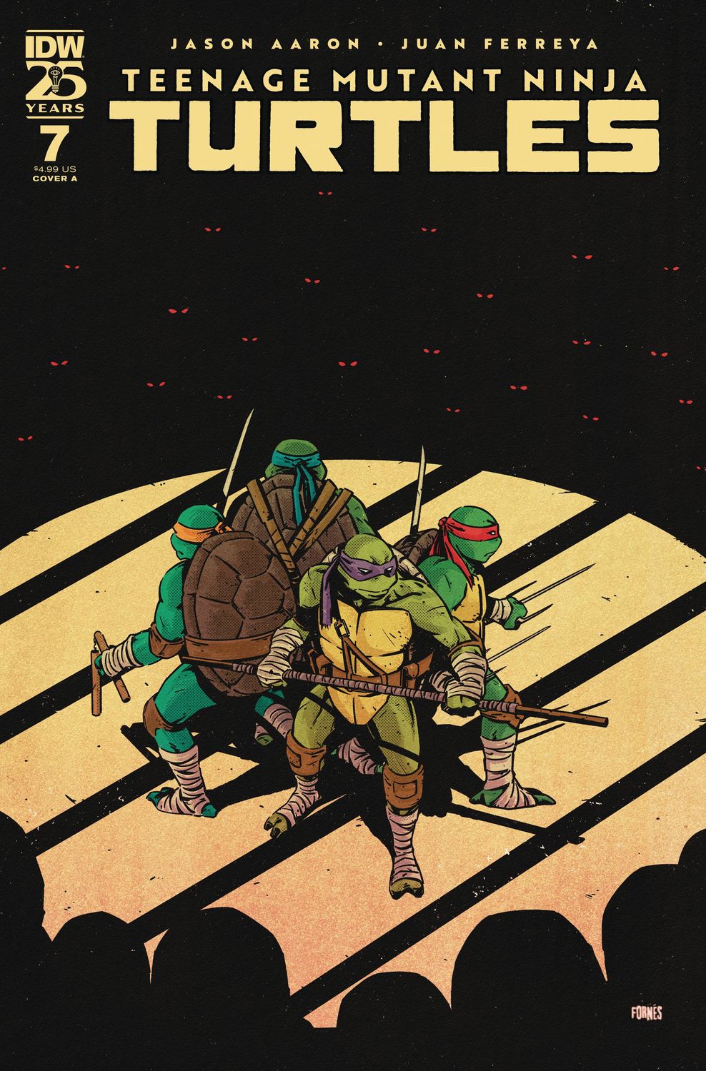 TEENAGE MUTANT NINJA TURTLES 2024 #7 CVR A FORNES IDW COMICS (26th February 2025)