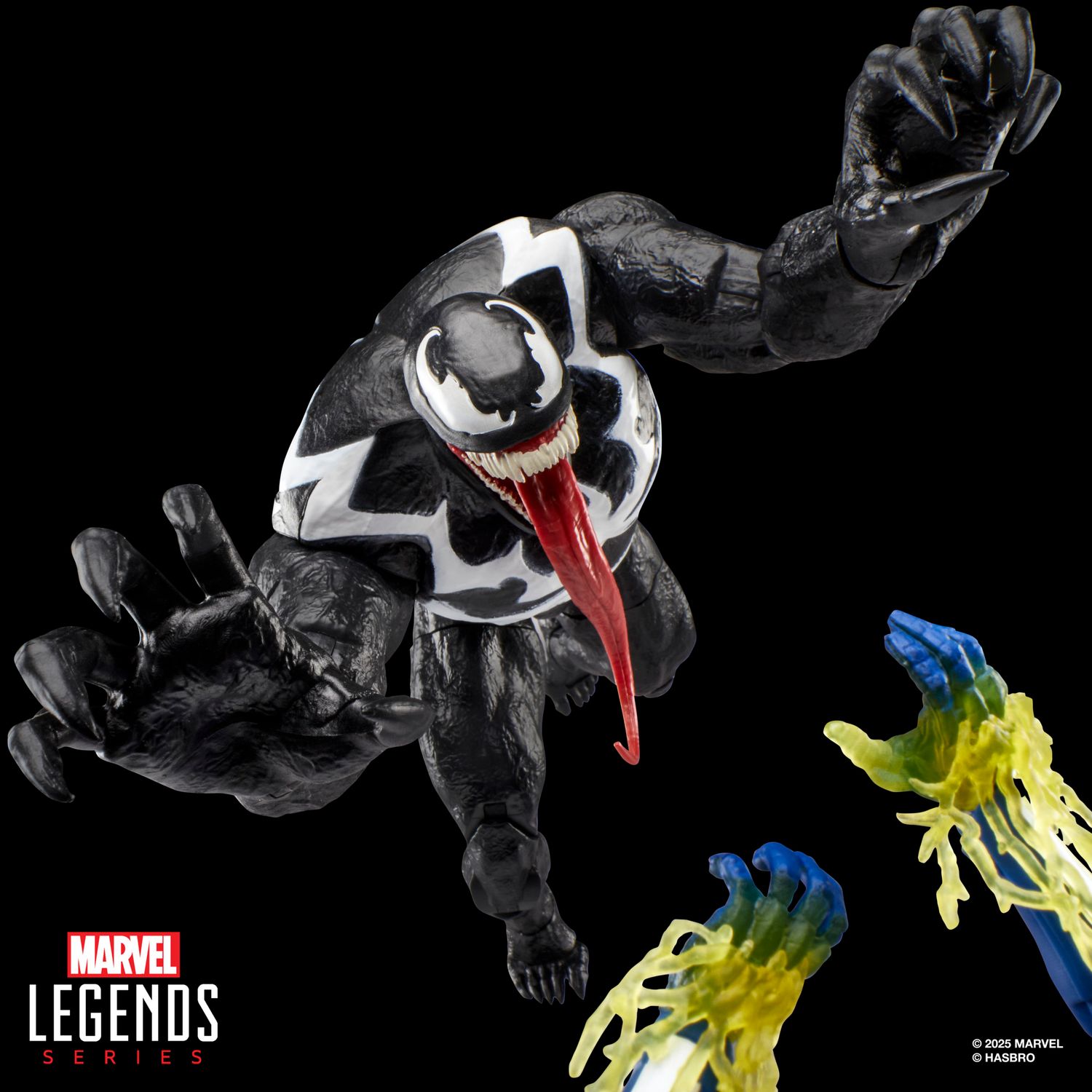 Marvel Legends: Venom Series – Action Figure Venom 15 Cm Con Accessori E Pezzo Build-a-Figure - 5