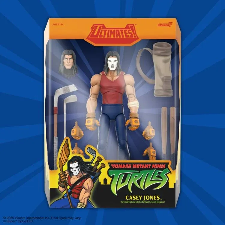 **PRE ORDER** Super7 TMNT Wave 13 Ultimates Casey Jones (Teenage Mutant Ninja Turtles)