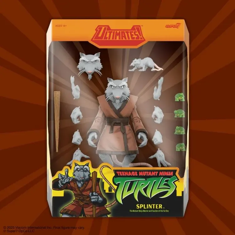 **PRE ORDER** Super7 TMNT Wave 13 Ultimates Splinter (Teenage Mutant Ninja Turtles)