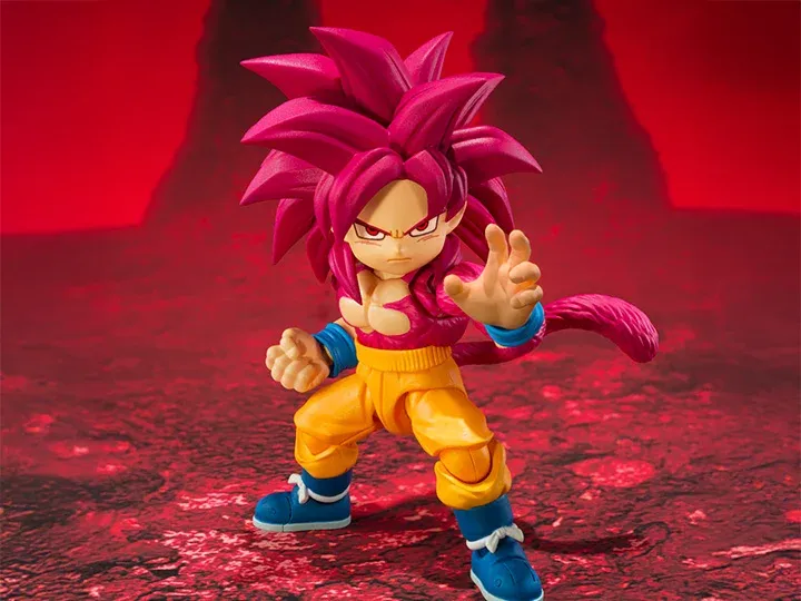 ***PRE ORDER*** Bandai S.H Figuarts Dragon Ball DAIMA Super Saiyan 4 Goku (Mini)