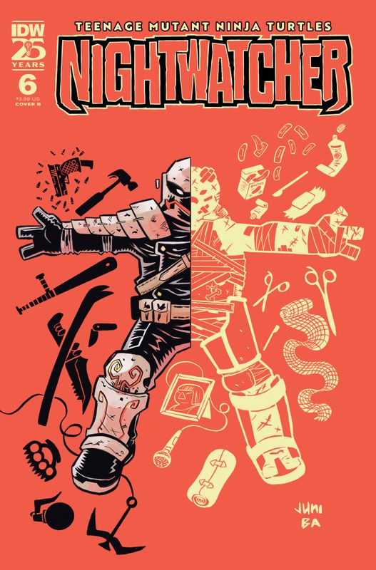 TEENAGE MUTANT NINJA TURTLES NIGHTWATCHER #6 CVR B BA IDW (5th March 2025)
