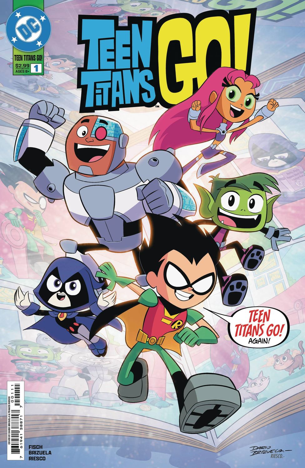 TEEN TITANS GO #1 CVR A DARIO BRIZUELA DC COMICS (5th March 2025)