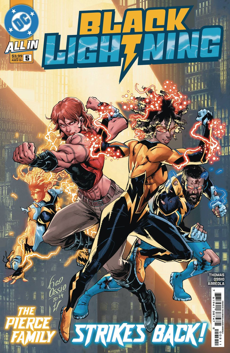 BLACK LIGHTNING #5 CVR A FICO OSSIO DC COMICS (12th March 2025)
