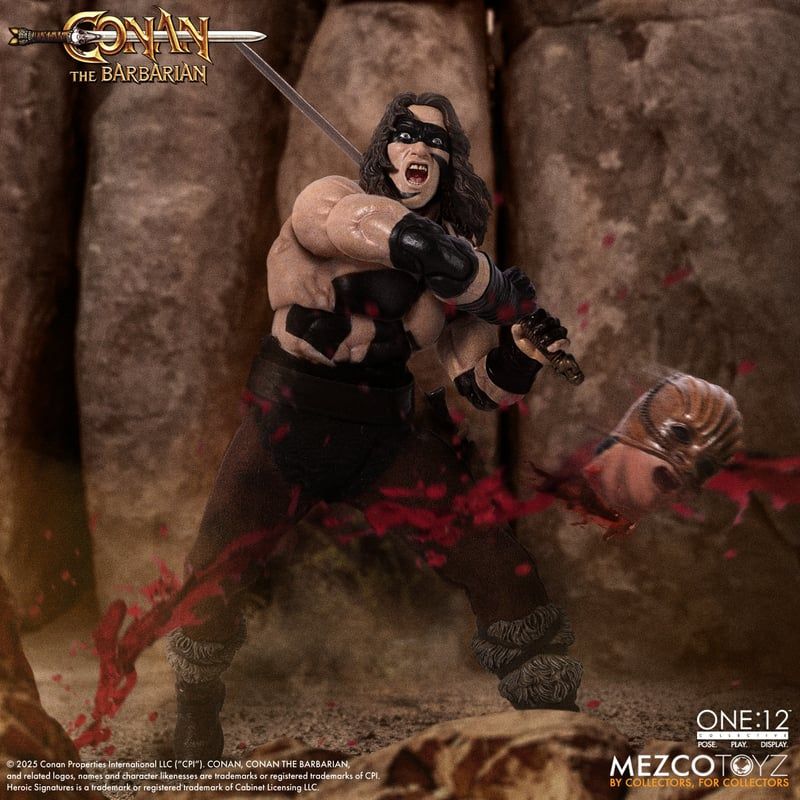 **PRE ORDER** MEZCO ONE:12 COLLECTIVE Conan The Barbarian (1982): War Paint Edition
