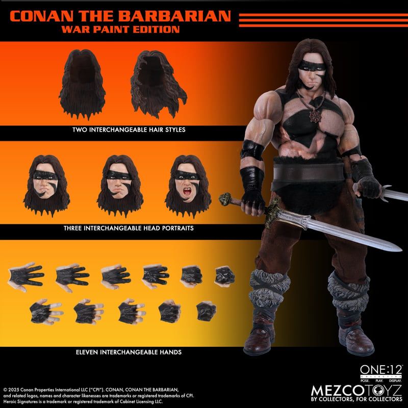 PRE ORDER** MEZCO ONE:12 COLLECTIVE Conan The Barbarian (1982