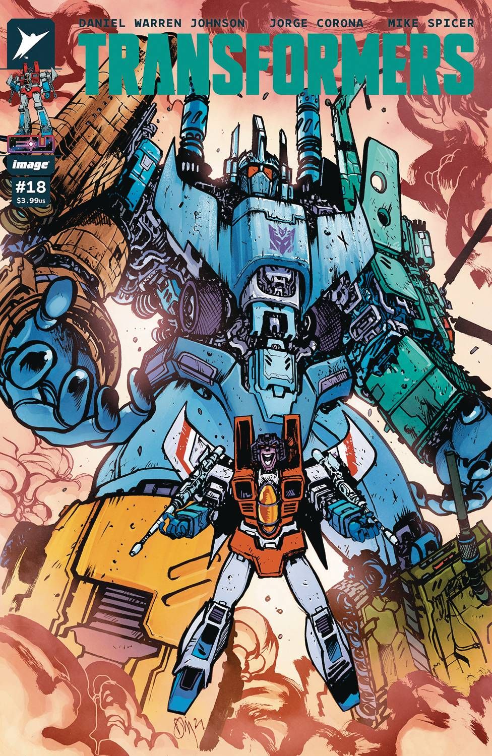 TRANSFORMERS #18 CVR A JOHNSON & SPICER IMAGE COMICS (19th March 2025)
