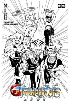 THUNDERCATS LOST #1 CVR L 10 COPY INCV HENRY LINE ART DYNAMITE (19th March 2025)