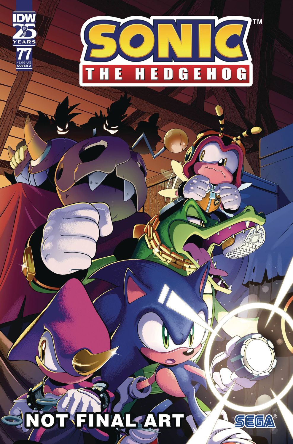 SONIC THE HEDGEHOG #77 CVR A THOMAS IDW (19th March 2025)