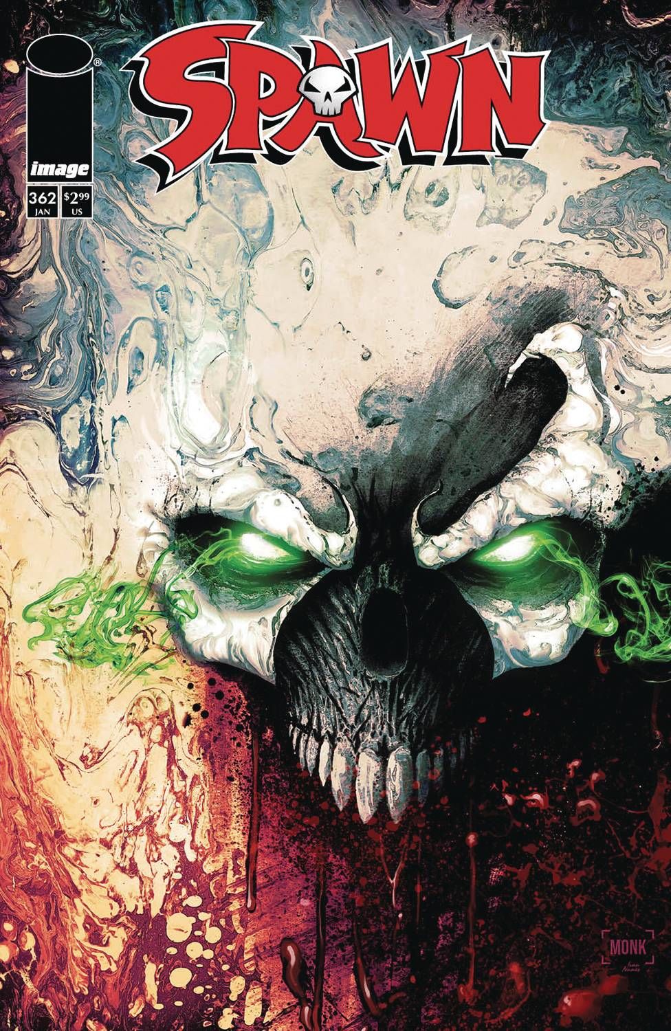 SPAWN #362 CVR B MONK IMAGE COMICS (19th March 2025)