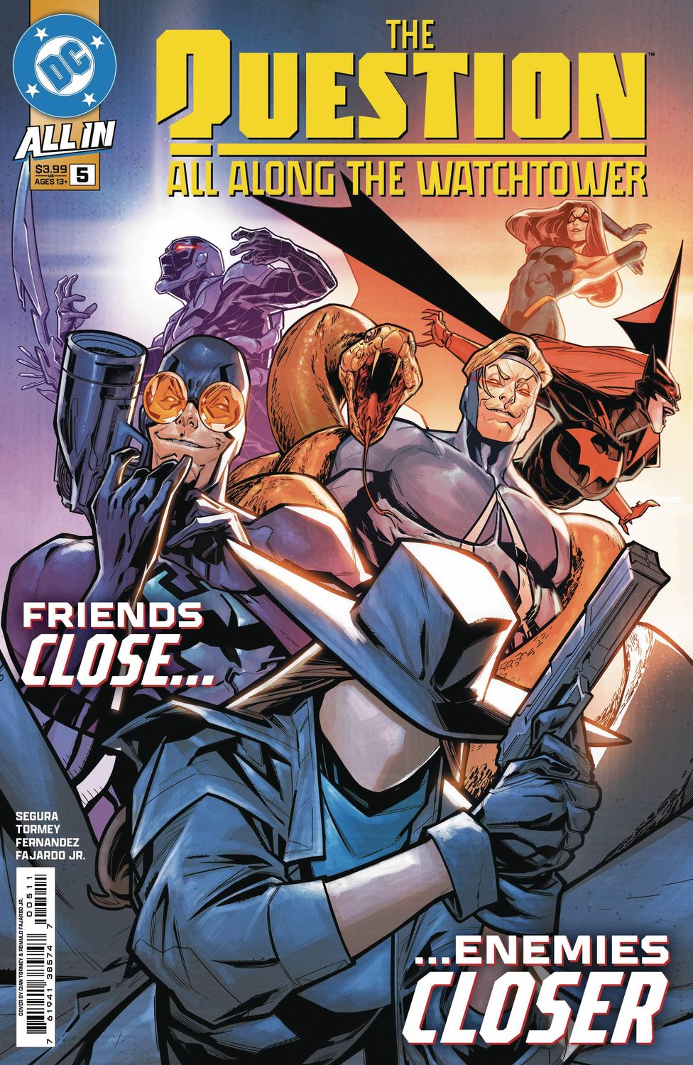 QUESTION ALL ALONG THE WATCHTOWER #5 (OF 6) CVR A TORMEY DC COMICS (19th March 2025)