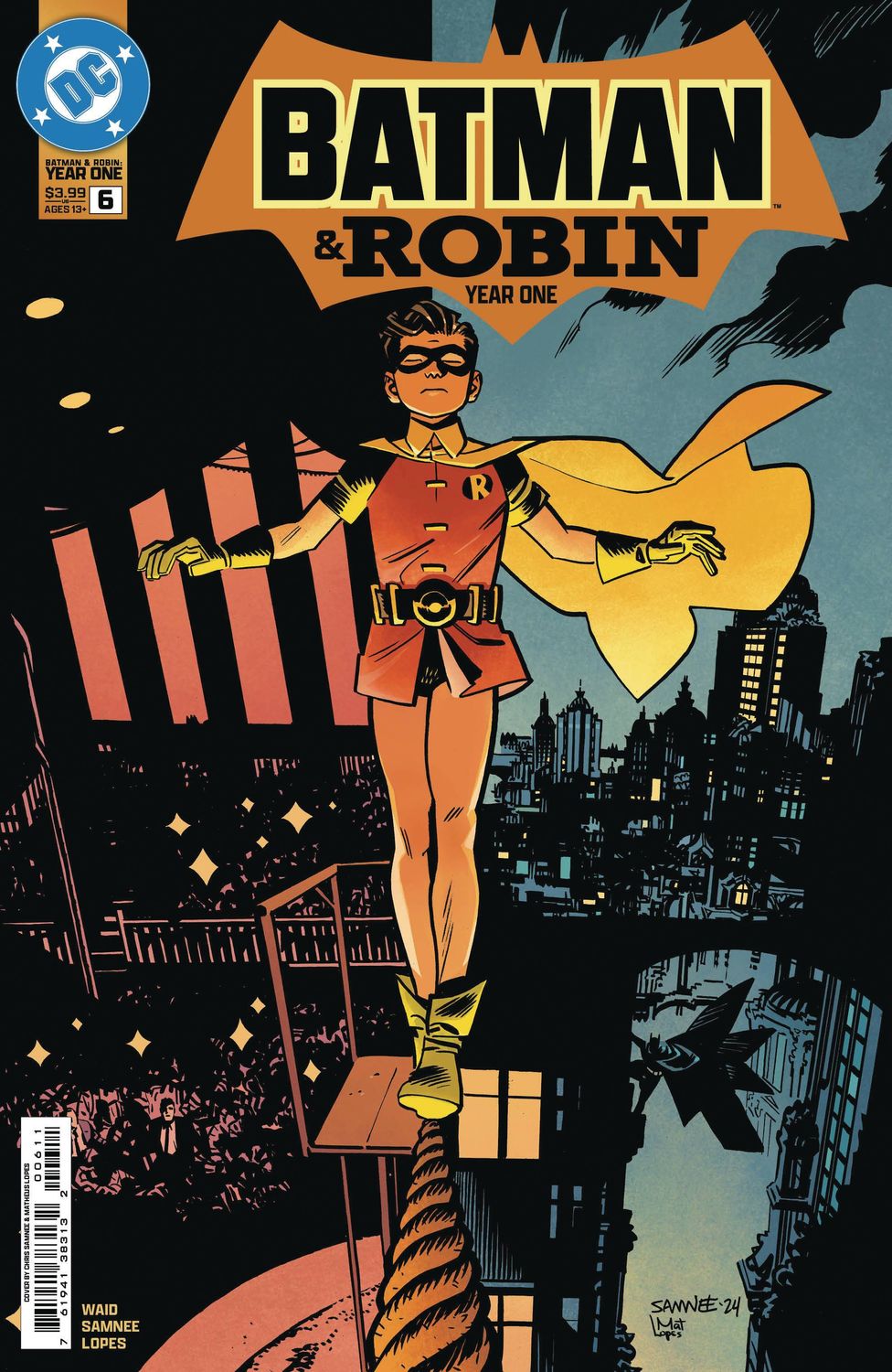 BATMAN & ROBIN YEAR ONE #6 (OF 12) CVR A CHRIS SAMNEE DC COMICS (19th March 2025)