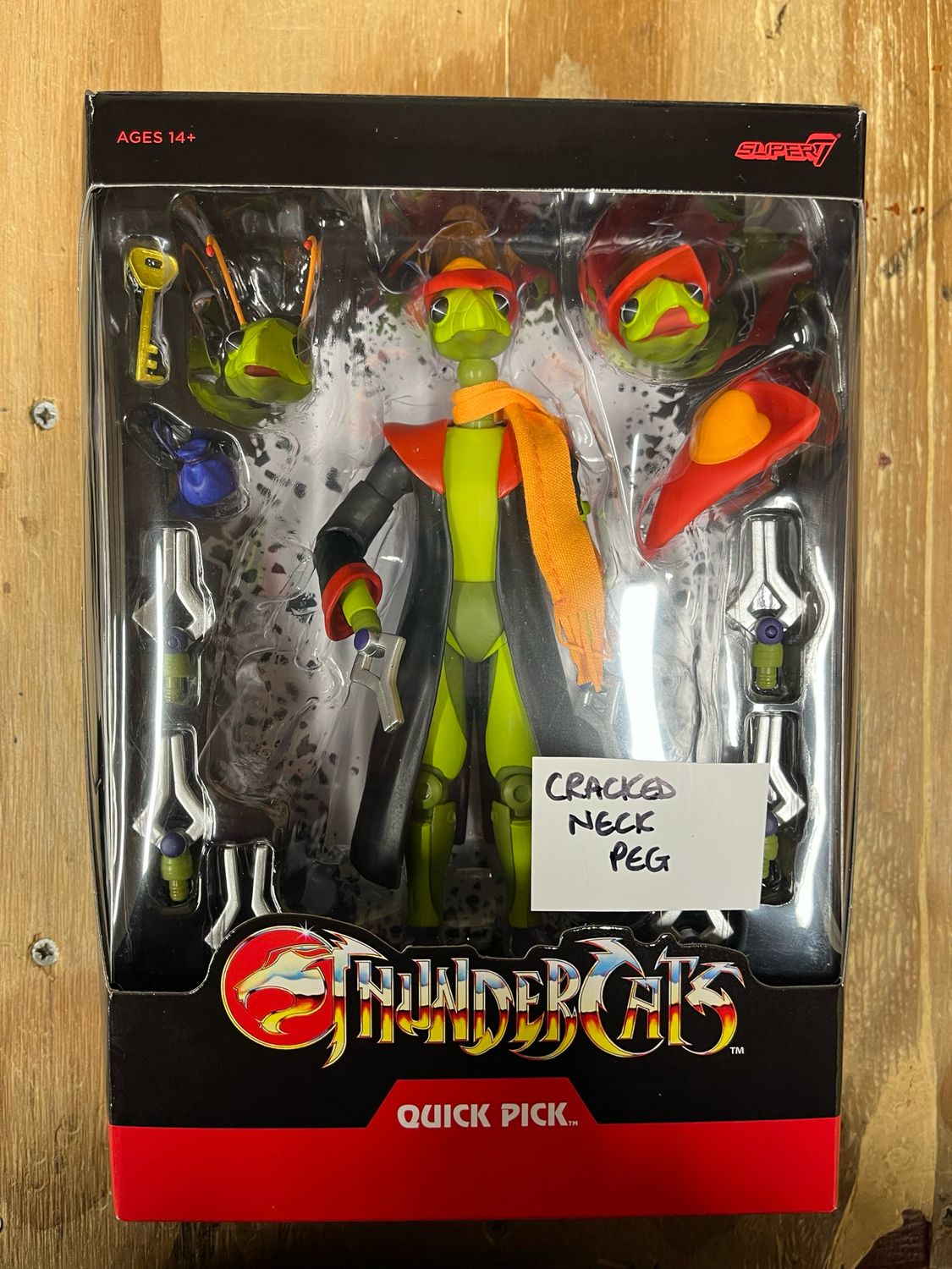***CRACKED NECK PEG*** Super7 Thundercats Wave 10 Ultimates Quick Pick