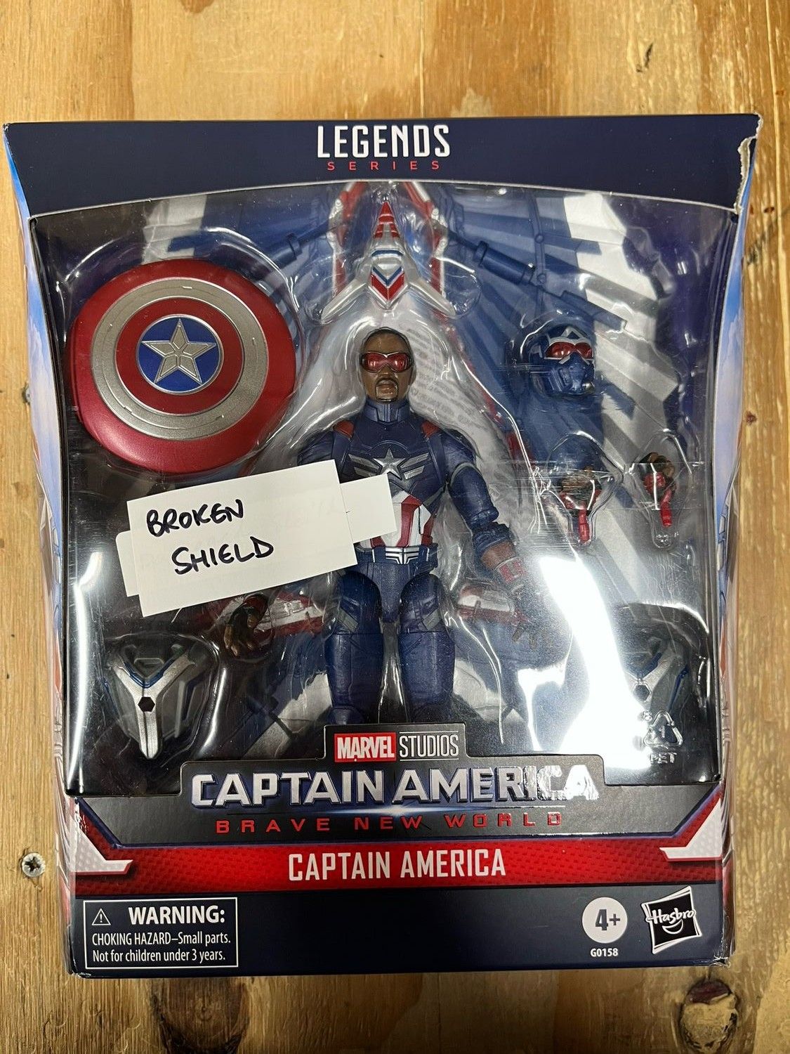 ***BROKEN SHIELD*** Marvel Legends Series Captain America Captain America: Brave New World 6 Inch Action Figure