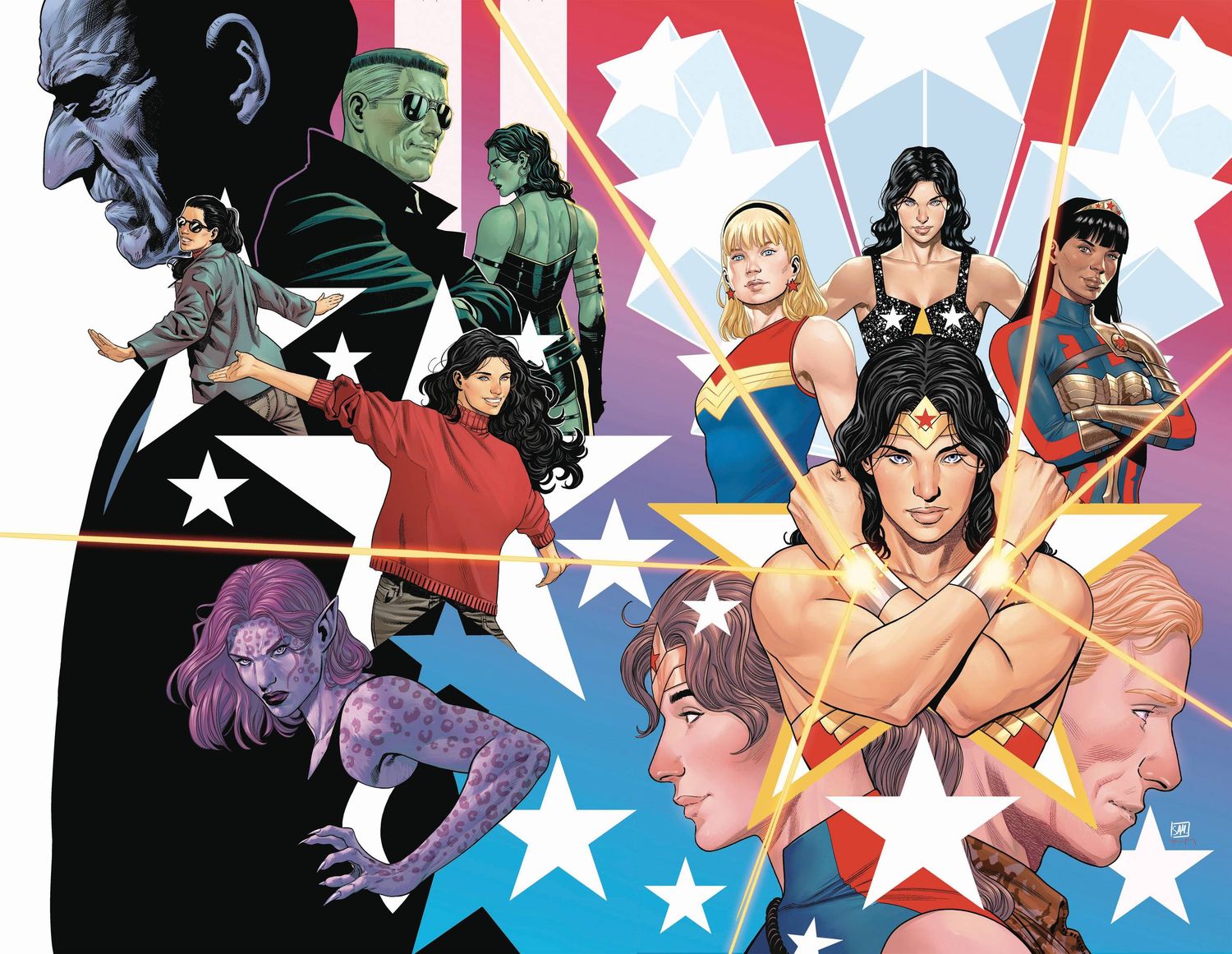 WONDER WOMAN #19 CVR A DANIEL SAMPERE WRAPAROUND DC COMICS (26th March 2025)