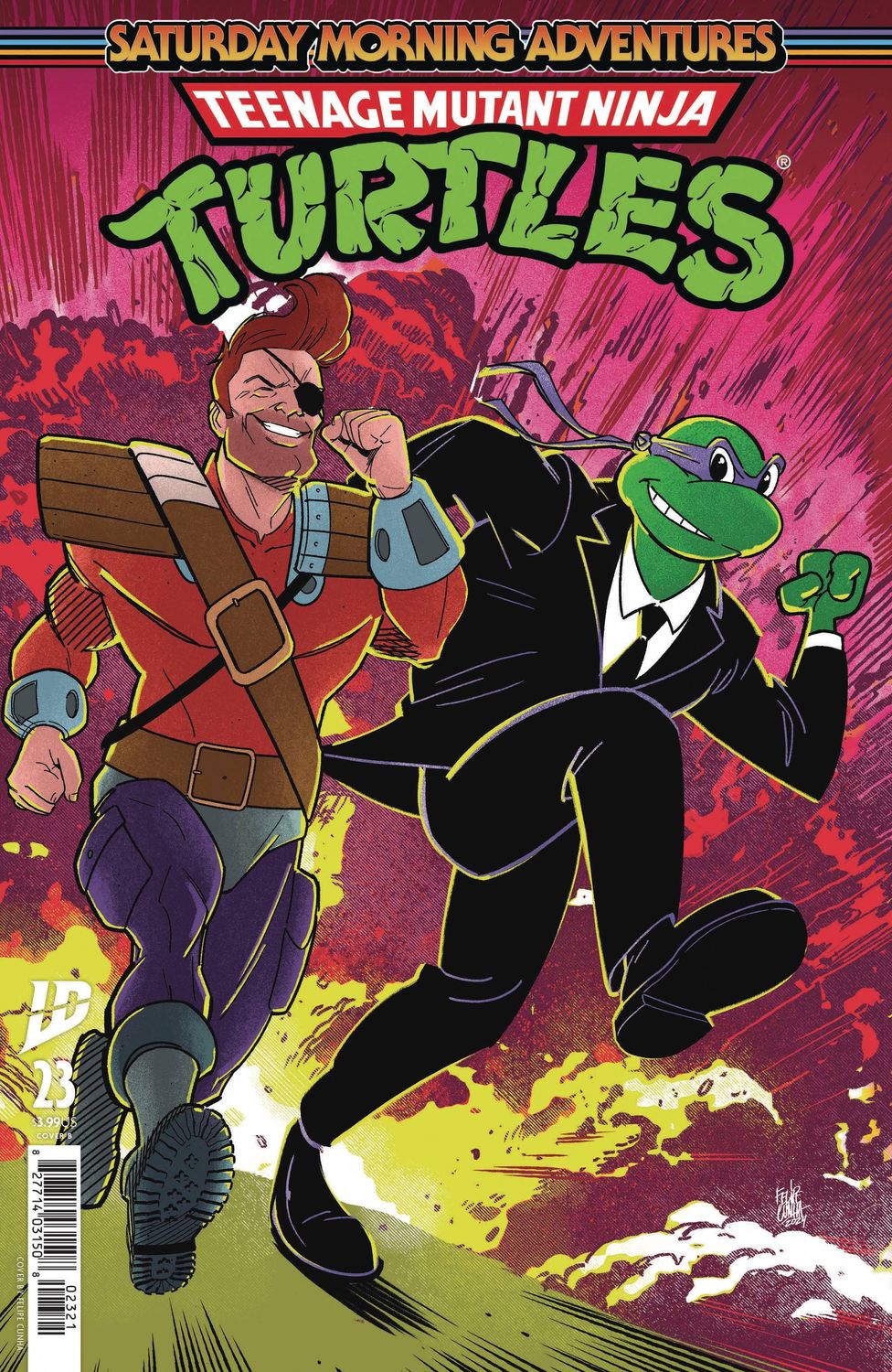 TMNT SATURDAY MORNING ADV #23 CVR B CUNHA IDW (26th March 2025)