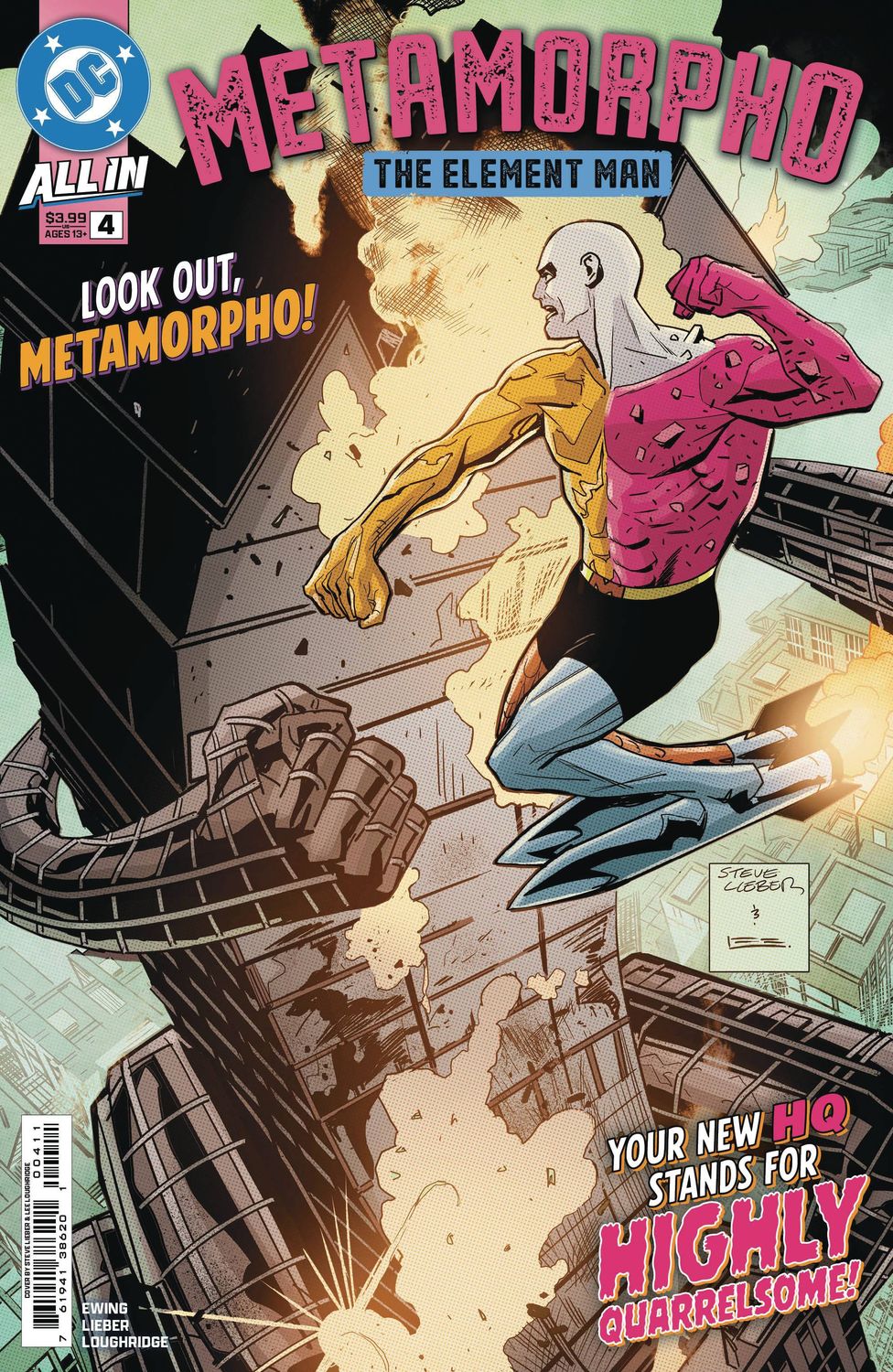 METAMORPHO THE ELEMENT MAN #4 CVR A STEVE LIEBER DC COMICS (26th March 2025)