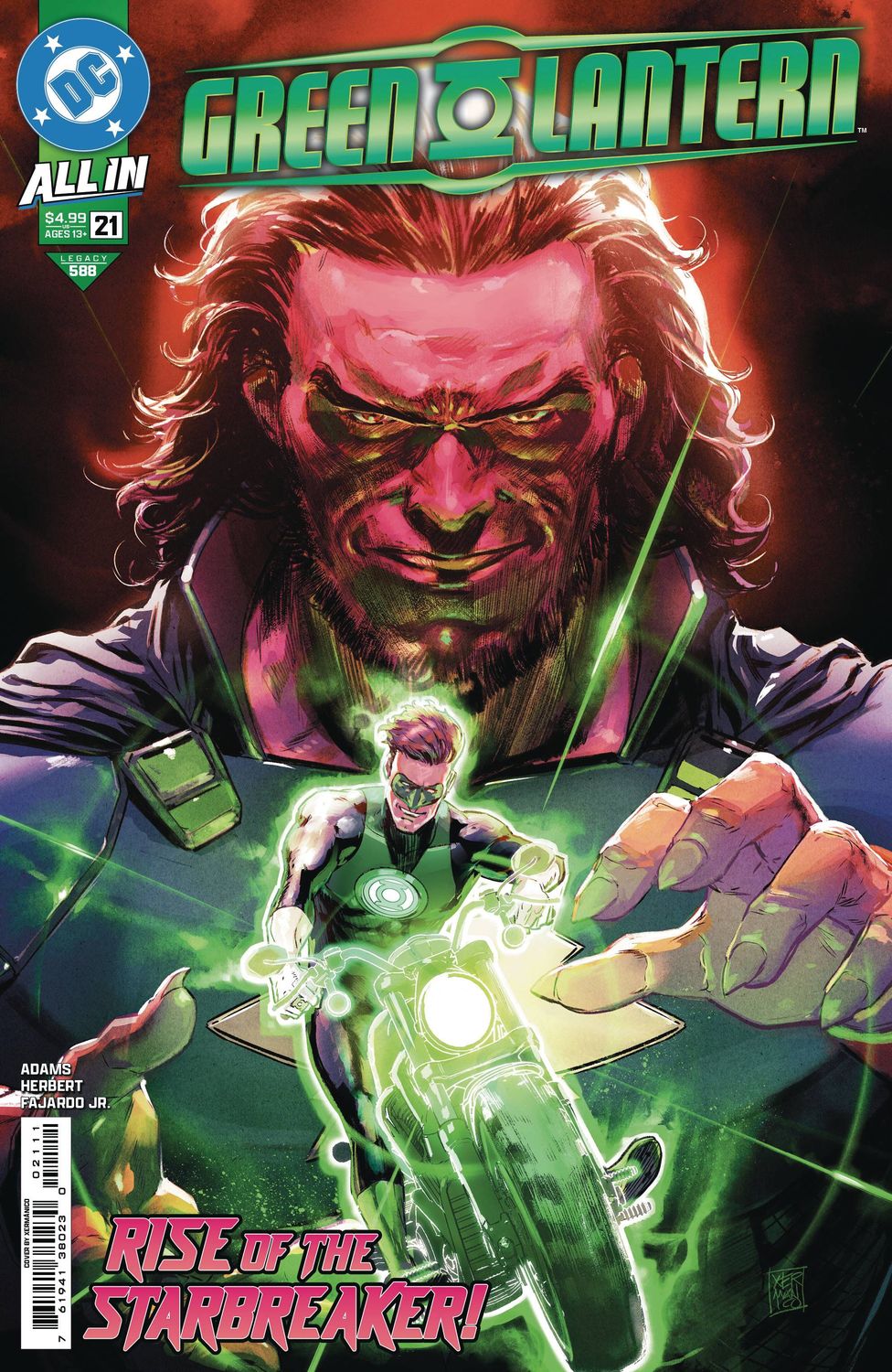 GREEN LANTERN #21 CVR A XERMANICO DC COMICS (26th March 2025)