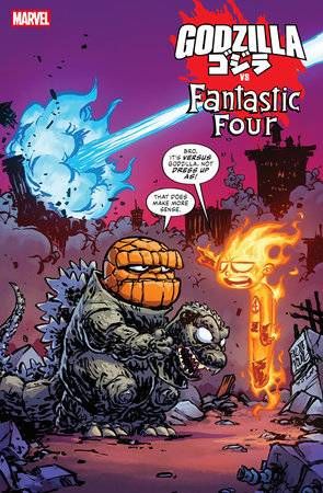GODZILLA VS FANTASTIC FOUR #1 SKOTTIE YOUNG VAR MARVEL COMICS (26th March 2025)