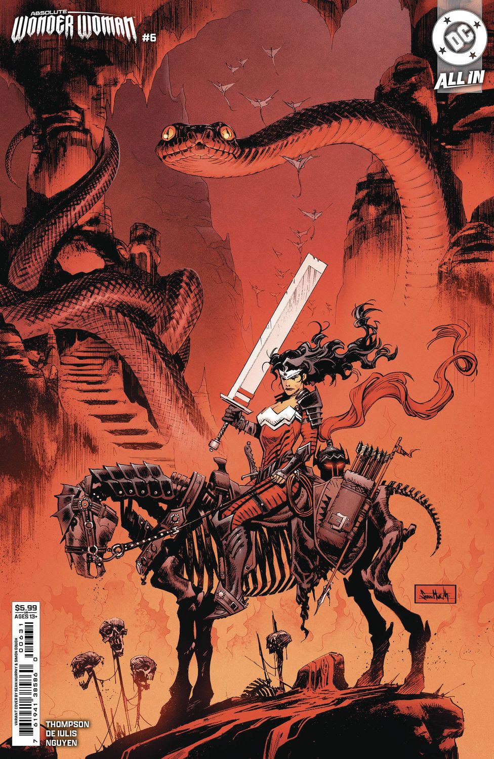 ABSOLUTE WONDER WOMAN #6 CVR B SEAN GORDON MURPHY CSV DC COMICS (26th March 2025)