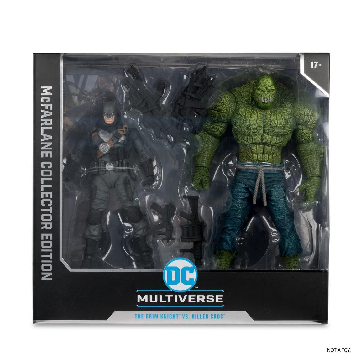 MCFARLANE TOYS DC MULTIVERSE COLLECTOR EDITION 2PK Batman vs Killer Croc (The Grim Knight)