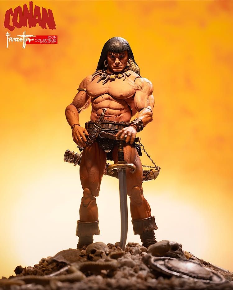 ***PRE-ORDER*** Icon Collectibles Conan The Barbarian 1:12 Scale Action Figure (Frazetta Girls)