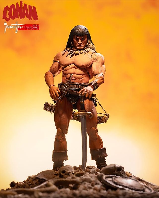 ***PRE-ORDER*** Icon Collectibles Conan The Barbarian 1:12 Scale Action Figure (Frazetta Girls)