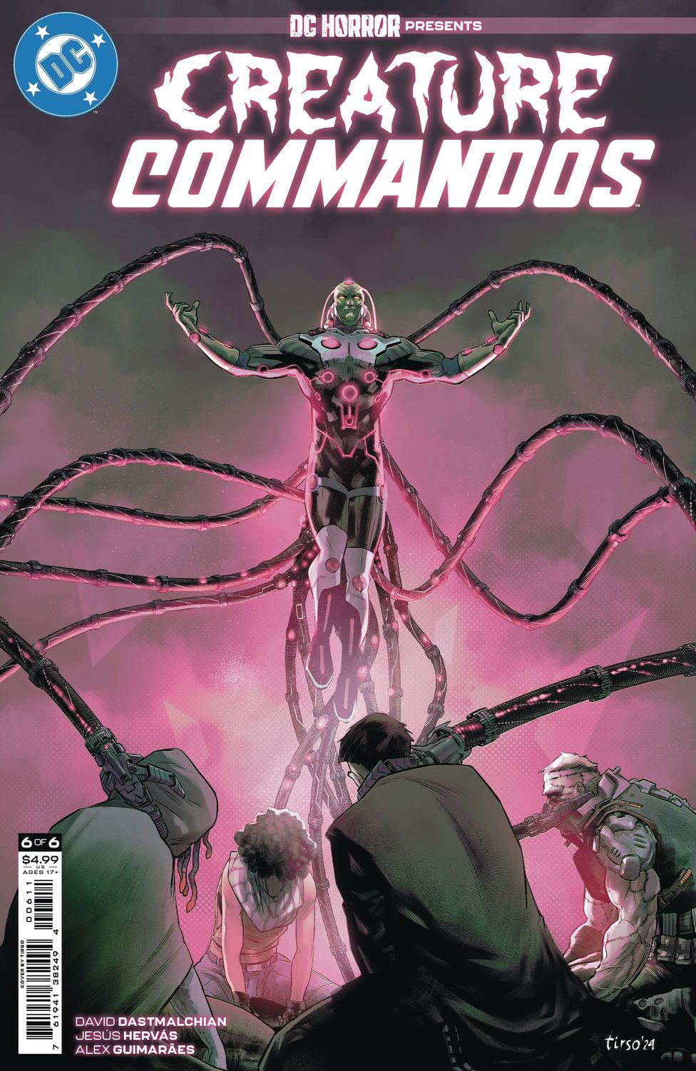 DC HORROR PRESENTS CREATURE COMMANDOS #6 (OF 6) CVR A TIRSO DC COMICS (9th April 2025)