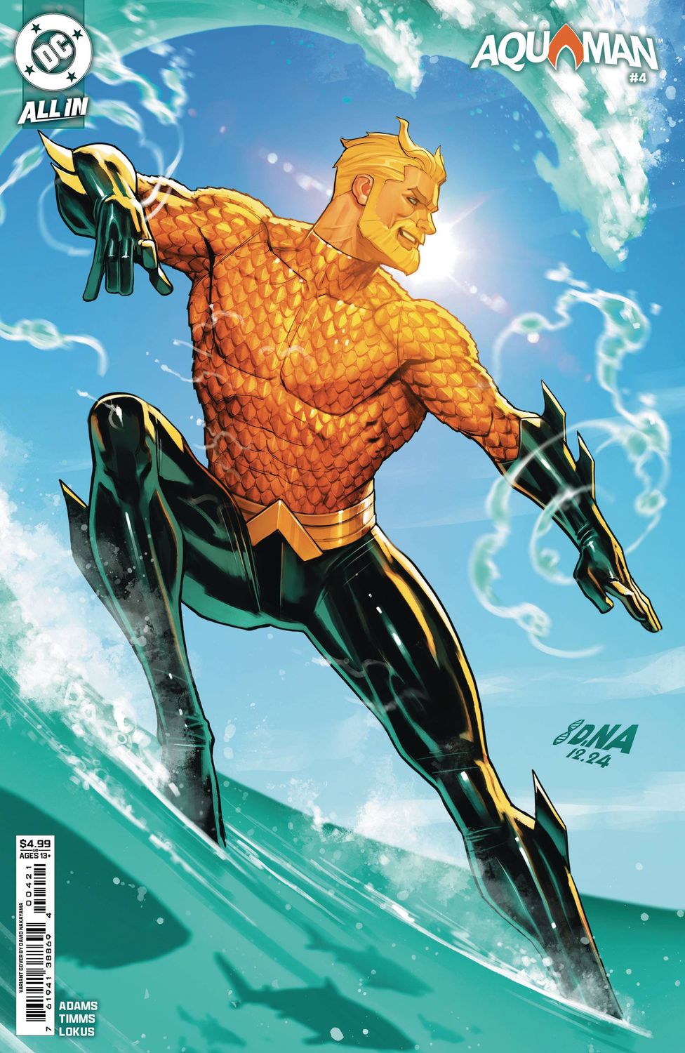 AQUAMAN #4 CVR B DAVID NAKAYAMA CSV DC COMICS (9th April 2025)