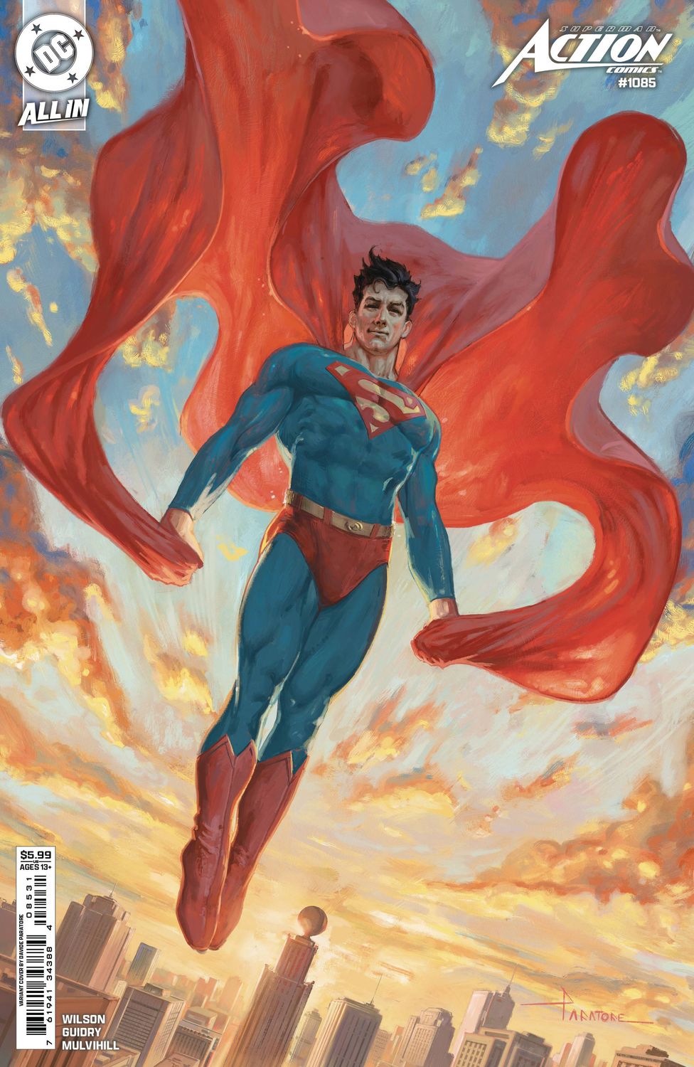 ACTION COMICS #1085 CVR B DAVIDE PARATORE CSV DC COMICS (9th April 2025)