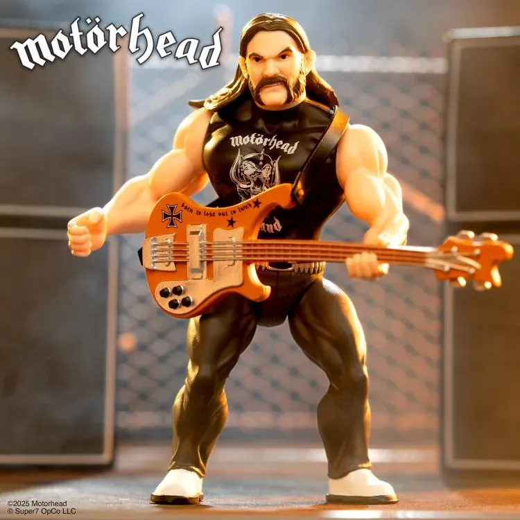 Figurine Lemmy Kilmister En Résine - Fait Main - 20 Cm - Pour Bureau Ou Salon