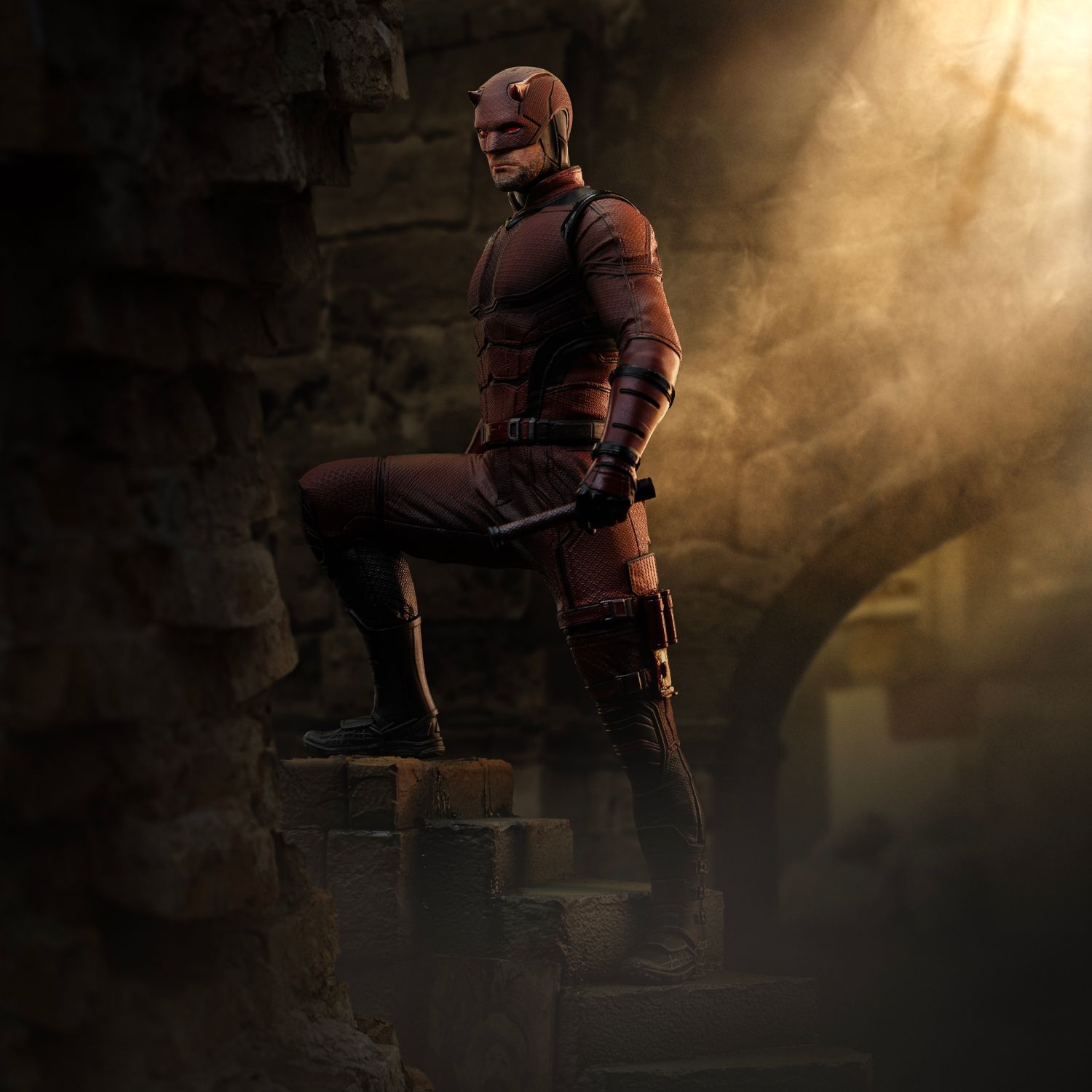 ***PRE-ORDER*** Iron Studios Daredevil: Born Again Daredevil Art Scale 1/10 Statue