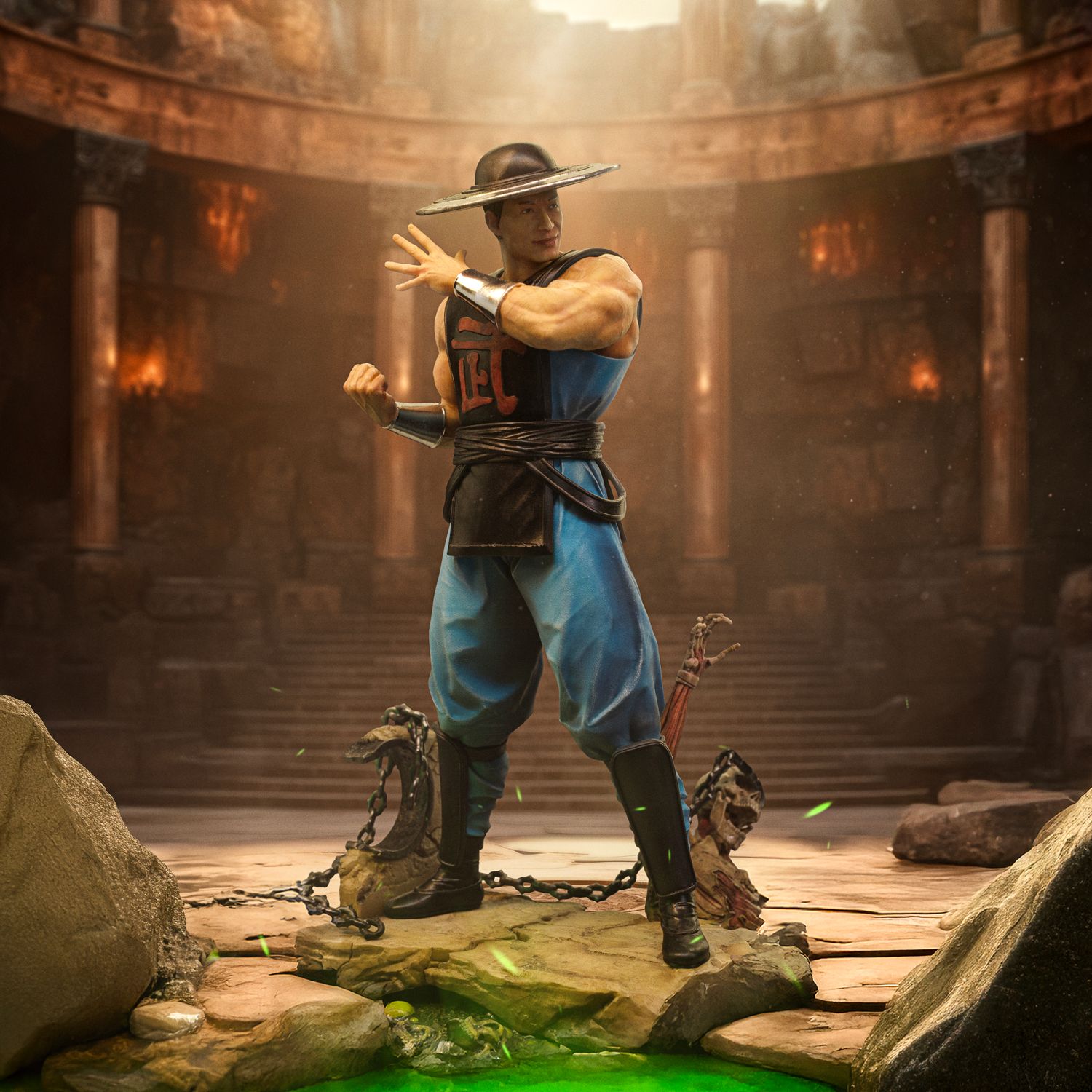 ***PRE-ORDER*** Iron Studios Mortal Kombat Klassic Kung Lao Art Scale 1/10 Statue