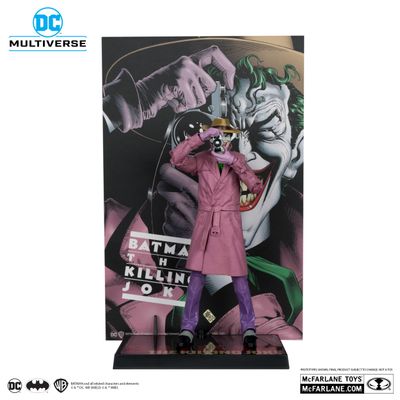 MCFARLANE TOYS DC MULTIVERSE Joker (Batman The Killing Joke) Gold Label McFarlane Cover Recreations